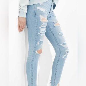 American Eagle Outfitters High Waisted Next Level Stretch Jeggings Sz 24